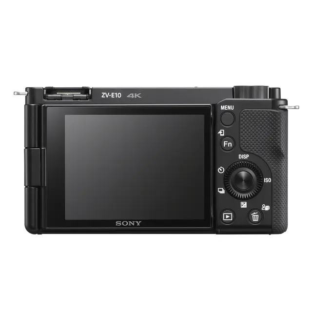 Sony Vloggkamera ZV-E10L Med Bluetooth shooting grip GP-VPT2BT 