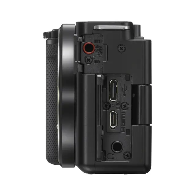 Sony Vloggkamera ZV-E10L Med Bluetooth shooting grip GP-VPT2BT 