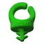 Sprig Cable Management Green 1/4” 6-Pack Kabelhåndtering for 1/4" stativhull 