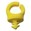 Sprig Cable Management Yellow 1/4” 6-pk Kabelhåndtering for 1/4" stativhull 