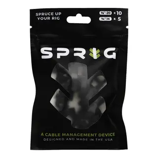 Sprig Black Value pack 10x 1/4” Sprigs + 5x 3/8” Big Sprigs