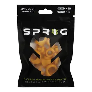 Sprig Orange Value pack 10x 1/4” Sprigs + 5x 3/8” Big Sprigs