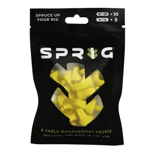 Sprig Yellow Value pack 10x 1/4” Sprigs + 5x 3/8” Big Sprigs
