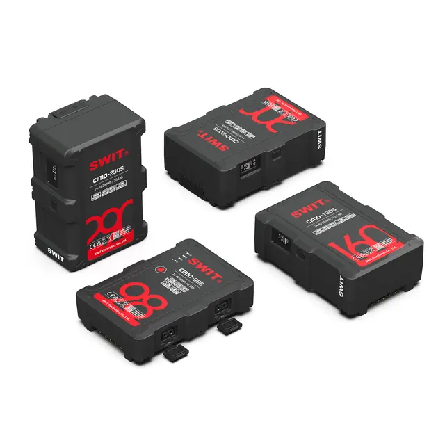 SWIT CIMO-290S Batteri 290Wh 290Wh V-Mount med 2x D-tap og 1x USB 