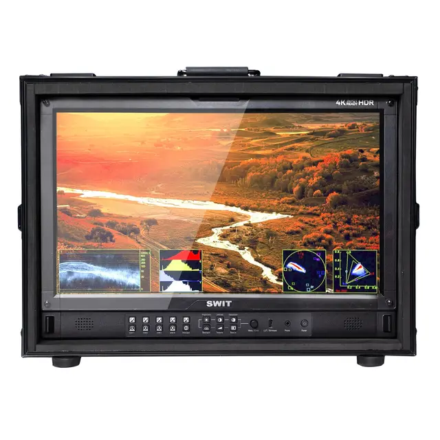 SWIT FM-215HDR 21,5" HDR Monitor 21.5” 1920×1080 1000nits m/Flightcase 