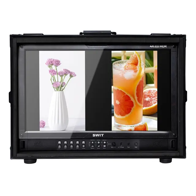 SWIT FM-215HDR 21,5" HDR Monitor 21.5” 1920×1080 1000nits m/Flightcase 