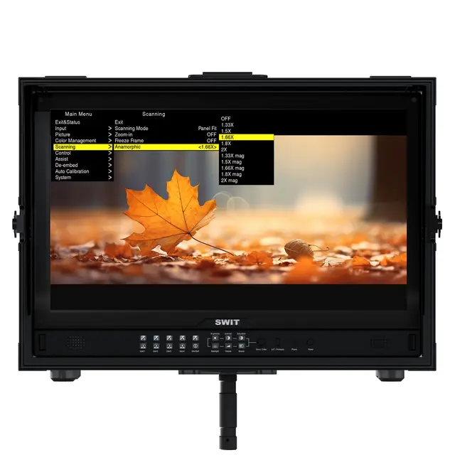 SWIT FM-U245HDR 24" Field Monitor 24" 4K 4x12G SDI HDR 1000 nits 