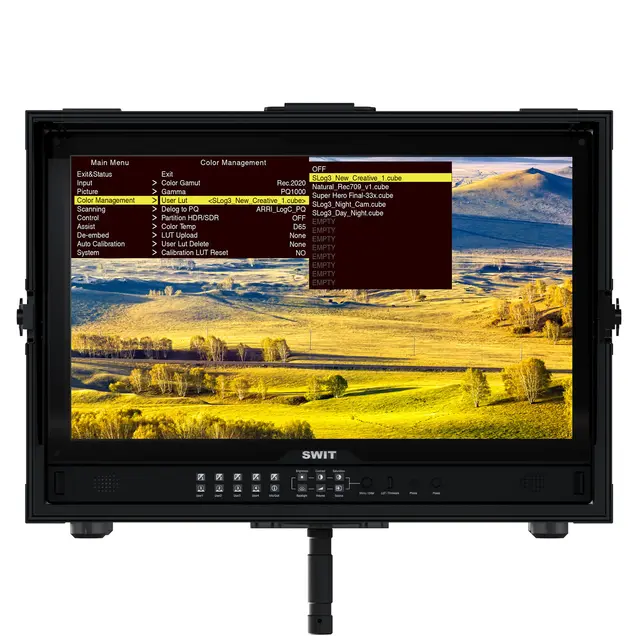 SWIT FM-U245HDR 24" Field Monitor 24" 4K 4x12G SDI HDR 1000 nits 