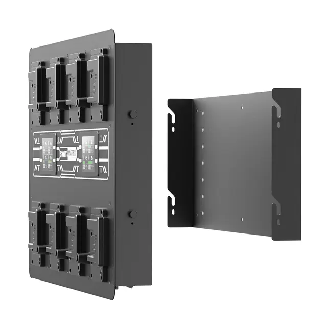 SWIT Matrix-B8 Vegglader B-Mount 8xB-Mount. Lader14/28 batterier samtidig 