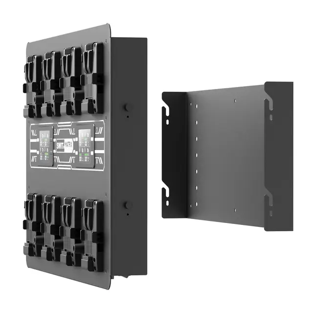 SWIT Matrix-S8 Vegglader V-Mount 8xV-Mount. Lader14/28 batterier samtidig 