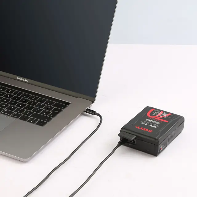 SWIT Mino-S70 70Wh Pocket V-mount Minibatteri V-Mount/ D-Tap. 4,9 Ah ut 
