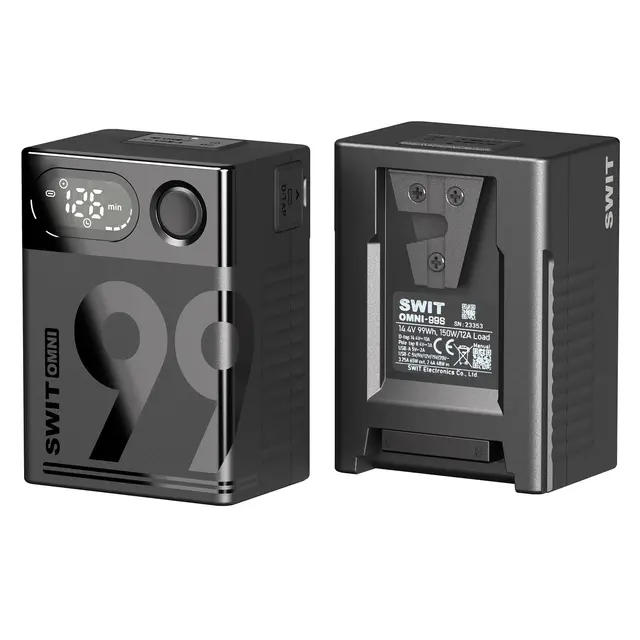 SWIT OMNI-99S Batteri 14,4V 99Wh 99Wh V-Mount med D-tap og USB-A/C 