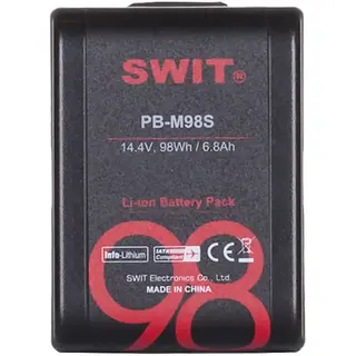 SWIT PB-M98S Mini Batteri 14,4V  98Wh V-Mount med 2x D-tap og 1x USB strøm ut