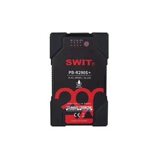 SWIT PB-R290S+ V-Mount Batteri 290Wh IP56 vann og st&#248;tsikker