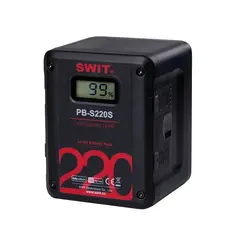 SWIT PB-S220 Batteri 14,4V 220Wh V-Mount med 4x D-tap og 1x USB strøm ut