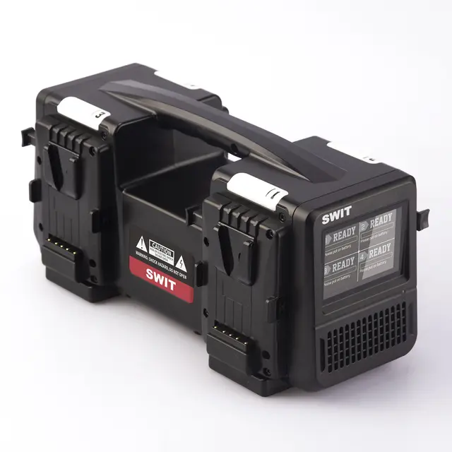 SWIT PC-P461S 4x100W Superrask V- Lader V-Mount lader for 4stk batterier 