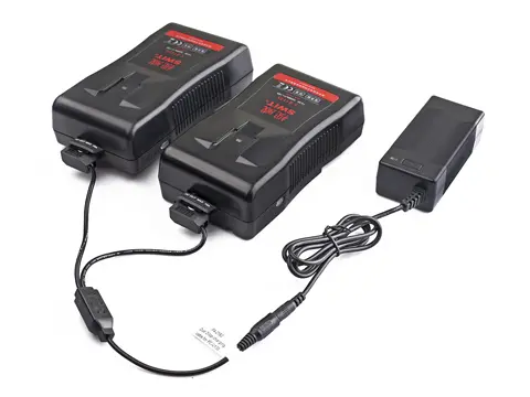 Swit Dual D-tap Charger PC-U130B2 Portabel dobbel lader for D-Tap lading 