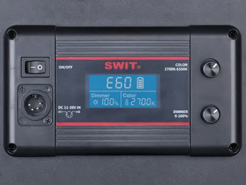 SWIT PL-E60 3KIT - LED panellamper 3 lamper og stativer i bag 