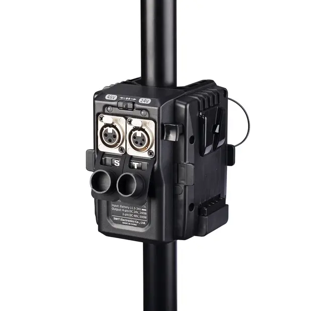 SWIT 24V/48V Light Stand Power Adaptor V-Mount Feste 