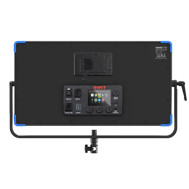 SWIT Vango-100 Ultra Slim RGBW LED Panel 2:1 format , V-Mount, DMX og Appstyring 