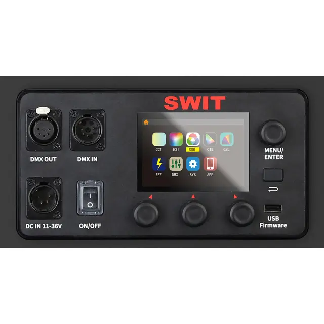 SWIT Vango-100L Ultra Slim RGBW LEDPanel 7,5:1 format , V-Mount, DMX, Appstyring 