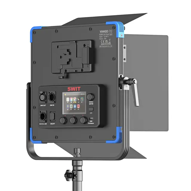 SWIT Vango-70 Ultra Slim RGBW LED Panel 1:1 format , V-Mount, DMX og Appstyring 