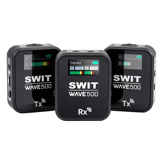 SWIT Wave500 Trådløst Mikrofonsett 2x Sendere + 1x Mottaker Kit 