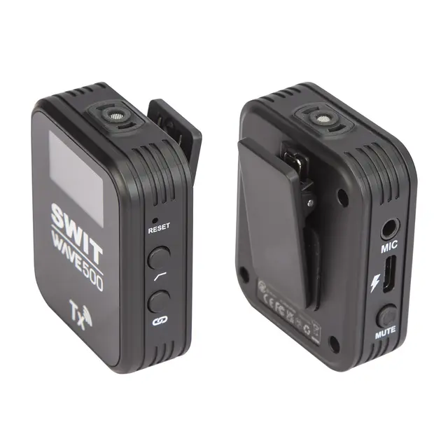 SWIT Wave500 Trådløst Mikrofonsett 2x Sendere + 1x Mottaker Kit 