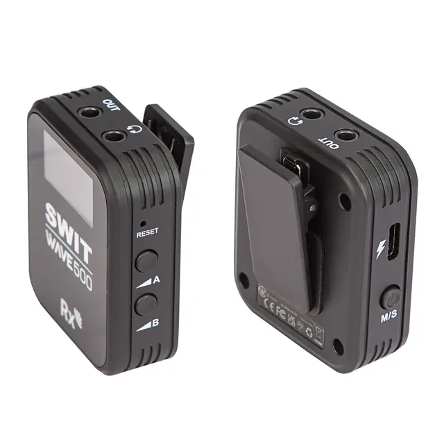 SWIT Wave500 Trådløst Mikrofonsett 2x Sendere + 1x Mottaker Kit 
