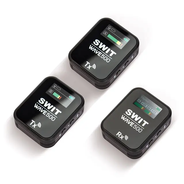 SWIT Wave500 Trådløst Mikrofonsett 2x Sendere + 1x Mottaker Kit 