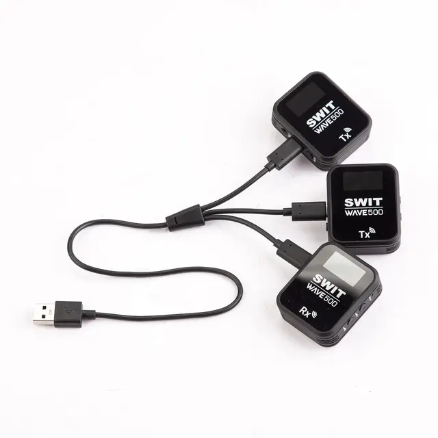 SWIT Wave500 Trådløst Mikrofonsett 2x Sendere + 1x Mottaker Kit 