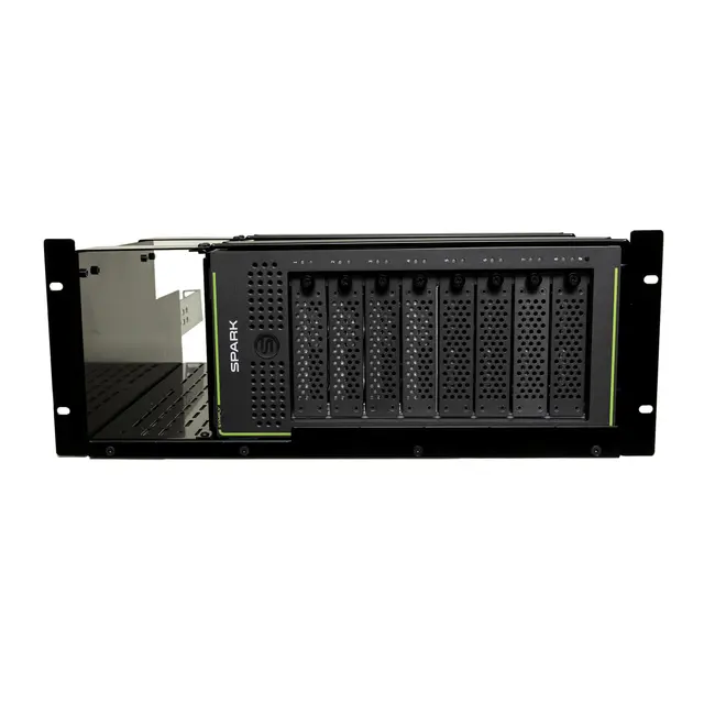 SymplySPARK Desktop 8 Bay Rack Kit 4U Rackmontering ramme 
