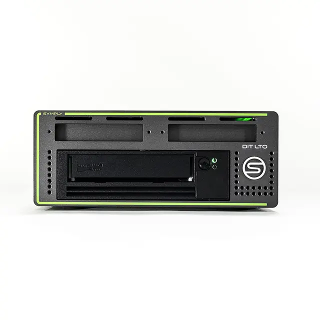 Symply LTO-8 Single Desktop Arkiv SSD DIT Station LTO-8 & SSD Thunderbolt 3 