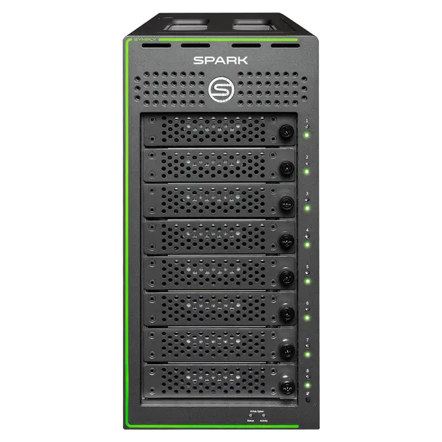 Symply SPARK 112TB Desktop 8-Bay RAID 112TB (8x14TB) Thunderbolt 3 