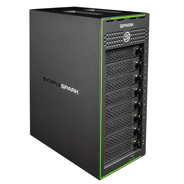 Symply SPARK 112TB Desktop 8-Bay RAID 112TB (8x14TB) Thunderbolt 3 