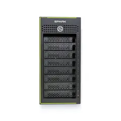 SymplySPARK 80TB Desktop 8 Bay RAID 80TB (8x10TB) Thunderbolt 3 med koffert