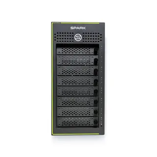 SymplySPARK 144TB Desktop 8 Bay TB 3 144TB (8x16TB) Thunderbolt 3 med Koffert