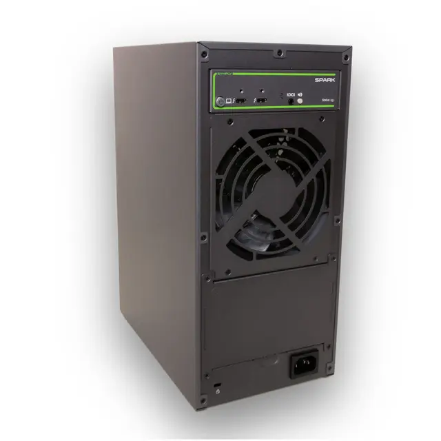 SymplySPARK 112TB Desktop 8 Bay RAID 112TB (8x14TB) Thunderbolt 3 med koffert 