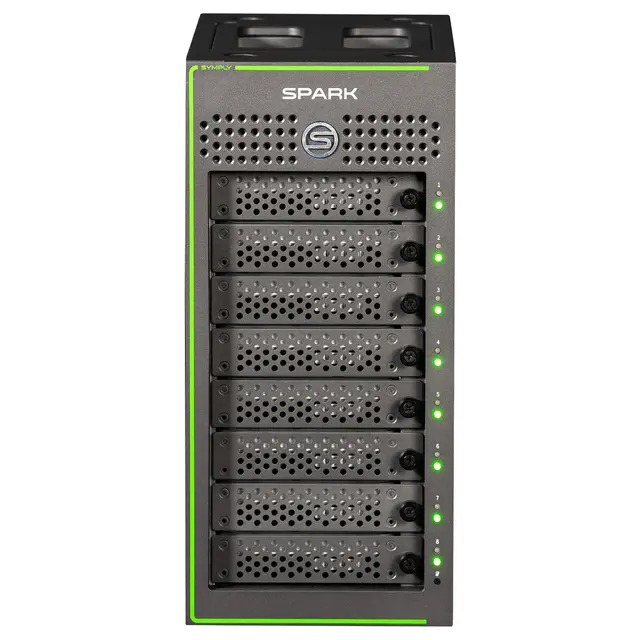 SymplySPARK XT 144TB Desktop 8 Bay TB 3 144TB (8x18TB) Thunderbolt 3 