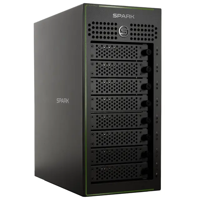 SymplySPARK XT 144TB Desktop 8 Bay TB 3 144TB (8x18TB) Thunderbolt 3 