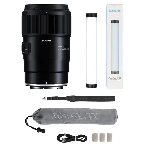 Tamron 90mm f/2.8 Di III Macro Nikon Z Med Nanlite Pavotube II 6C 1-Kit