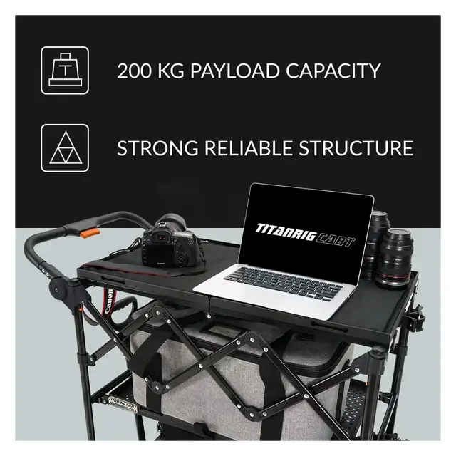 Tarion Titanrig Cart Base Sammenleggbar produksjonsvogn 
