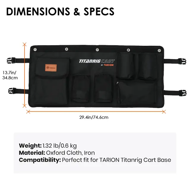 Tarion Saddle Bag For Titanrig Cart 