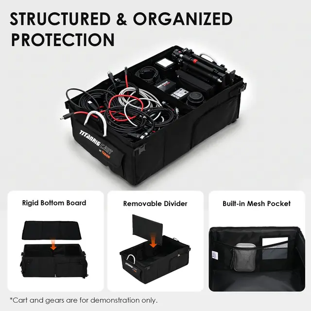 Tarion Foldable Organizer For Titanrig Cart 