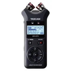 Tascam DR-07X Digital Recorder 2-kanals h&#229;ndholdt opptaker. 2-inn/2-ut