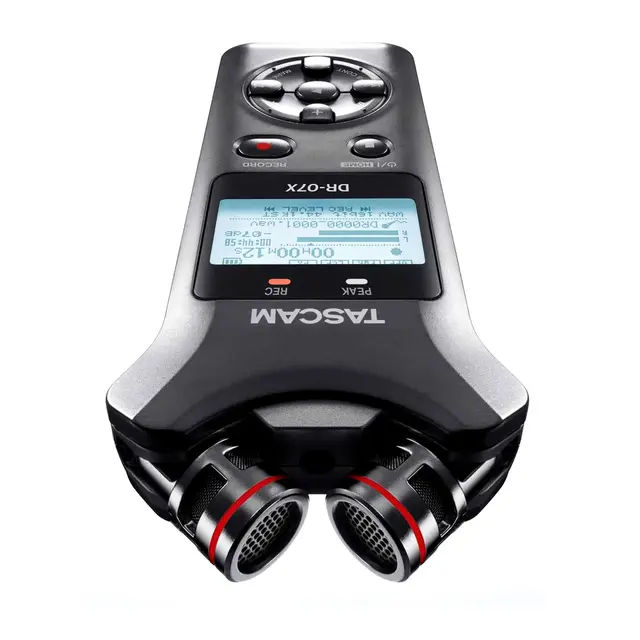 Tascam DR-07X Digital Recorder 2-kanals håndholdt opptaker. 2-inn/2-ut 