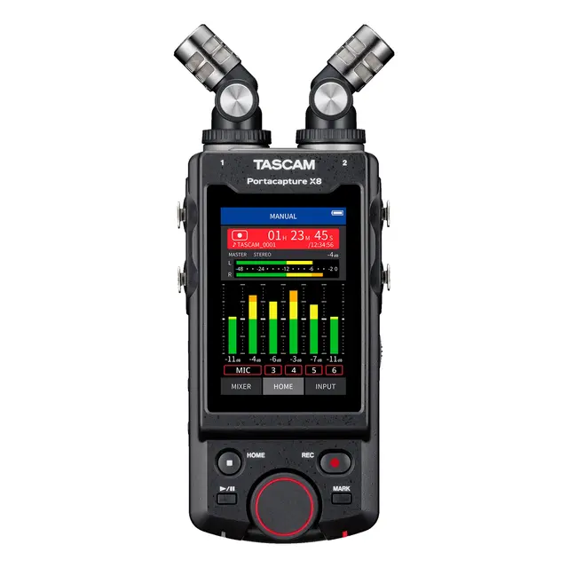 Tascam Portacapture X8 Portabel 6+2 Spors Opptaker 