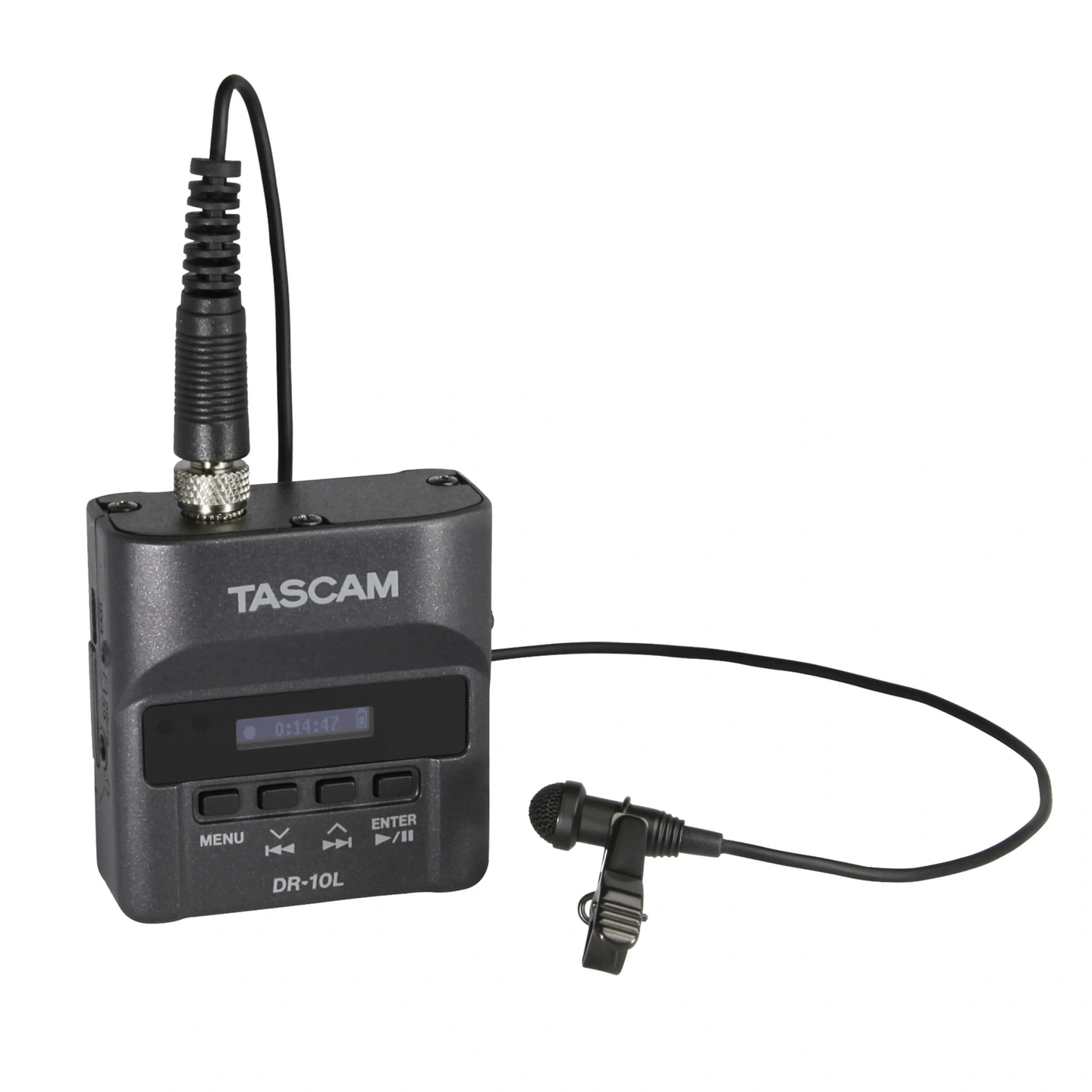 Tascam DR-10L Pro Audio Recorder Digital opptaker med lavaliermikrofon