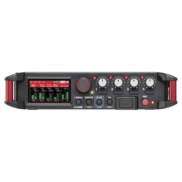 Tascam FR-AV4 4-Kanals Lydopptaker Compact 32-Bit-Float Field Recorder 