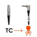 Tentacle Kabel Lemo 5-Pin to Tentacle 5-Pin Lemo til 3.5mm jack 40cm